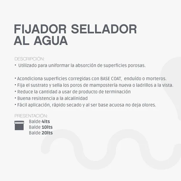 Fijador Sellador al Agua - Image 2